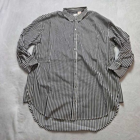 New XL Adaptive Anthropologie x Maeve the Bennet buttondown shirt Magnet buttons - Picture 3 of 12